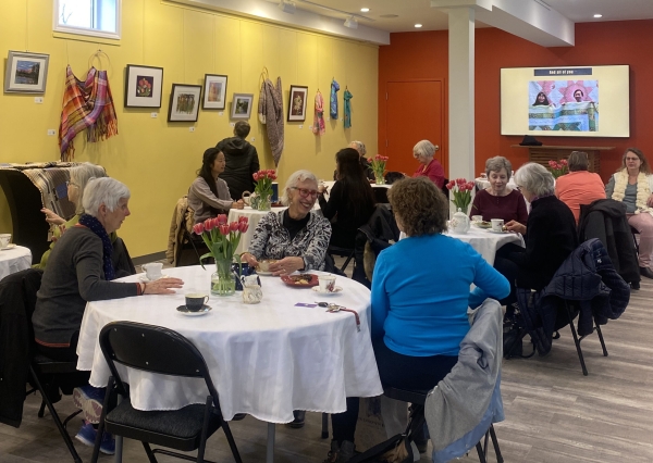 Event Space set up as a Tea room 